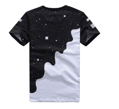 T-shirt men's trade men's full sky and milk men's milk men's short sleeved milk pattern advertising shirts customized wholesale