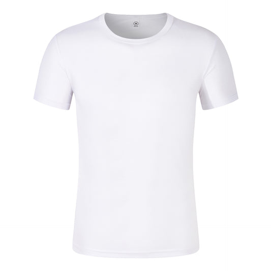 Sports Small Square Quick-drying Solid Color Short-sleeved Men's T-shirt