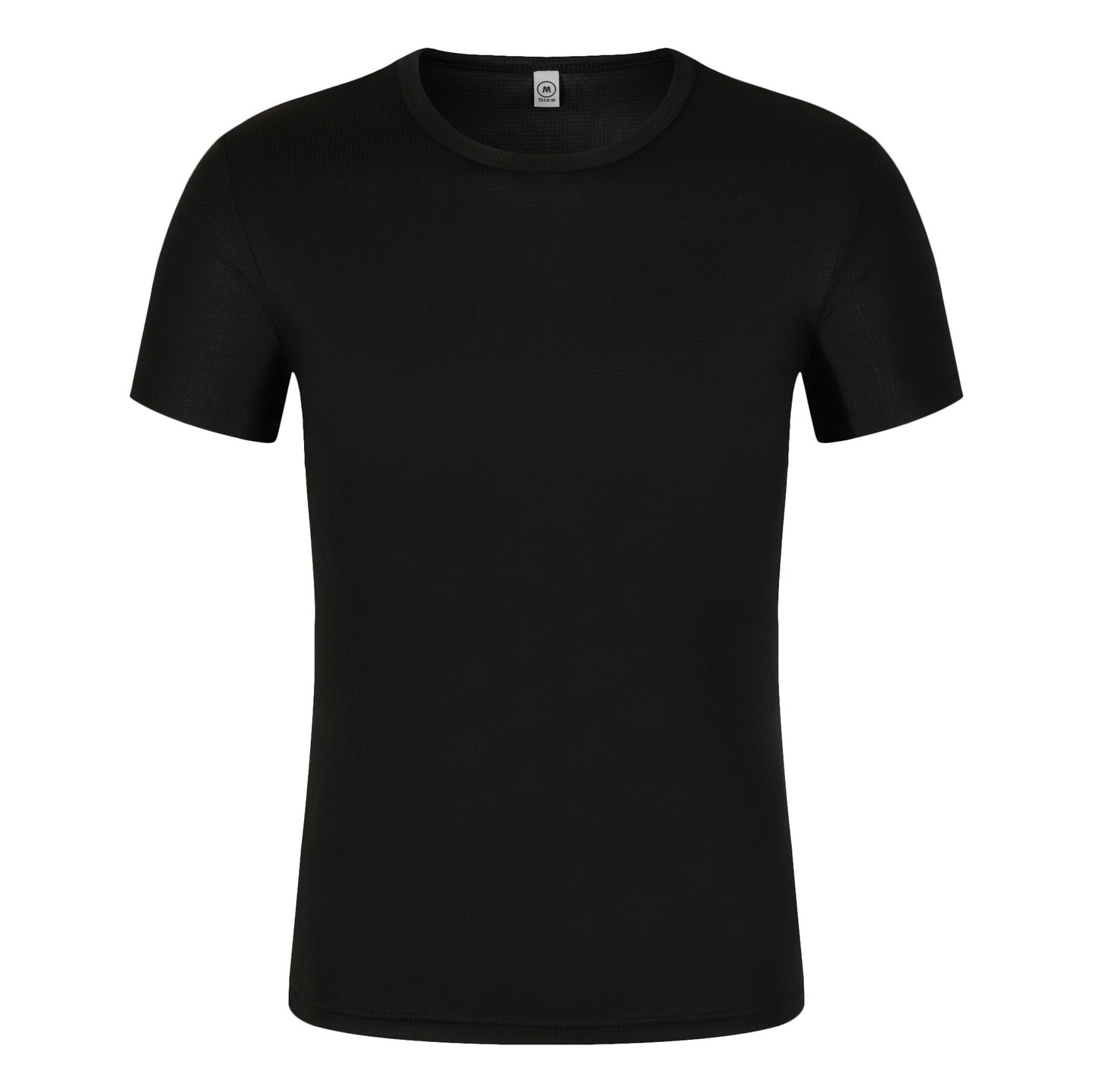 Sports Small Square Quick-drying Solid Color Short-sleeved Men's T-shirt