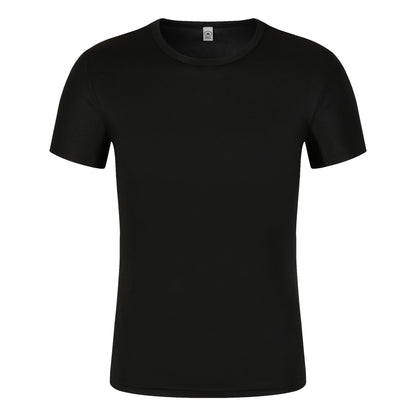 Sports Small Square Quick-drying Solid Color Short-sleeved Men's T-shirt