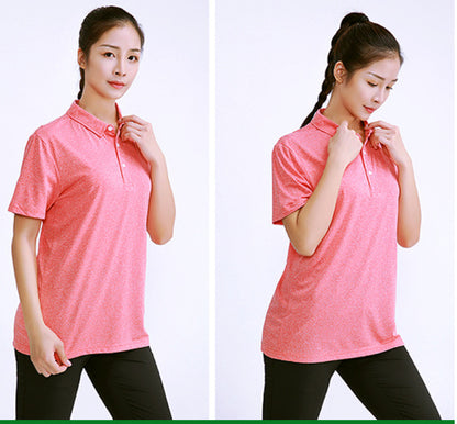 Group Building Activity Printed Solid Color Round Neck T-shirt