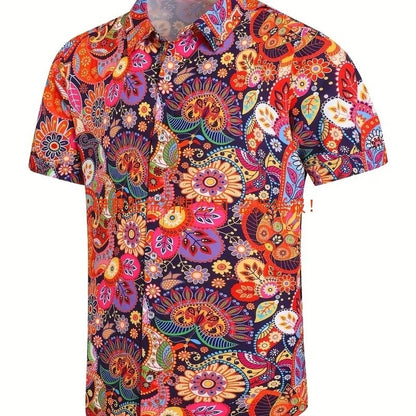 Men's Cardigan Plus Size Short Sleeve