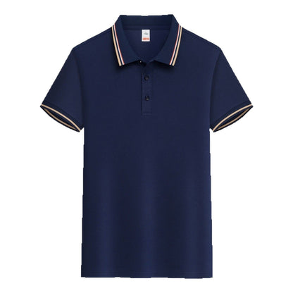Summer Short-sleeved Polo Shirt Lapel