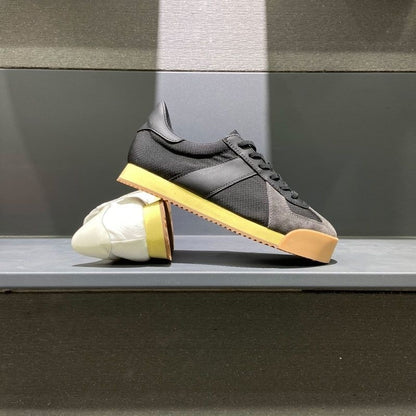 Summer Men's Ultra-light Raise The Bottom Genuine Leather Mesh Breathable Versatile Sports Shoes