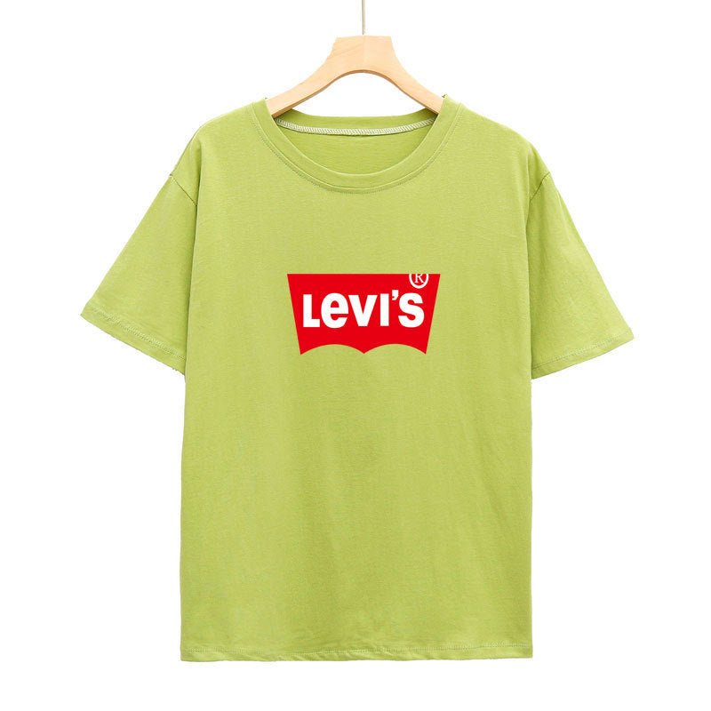 Loose couple suit women short sleeve T-shirt
