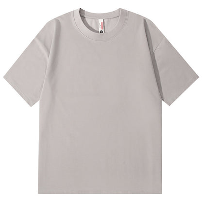 Ice Feeling Sorona Brushed T-shirt 220g American Round Neck Drop Shoulder