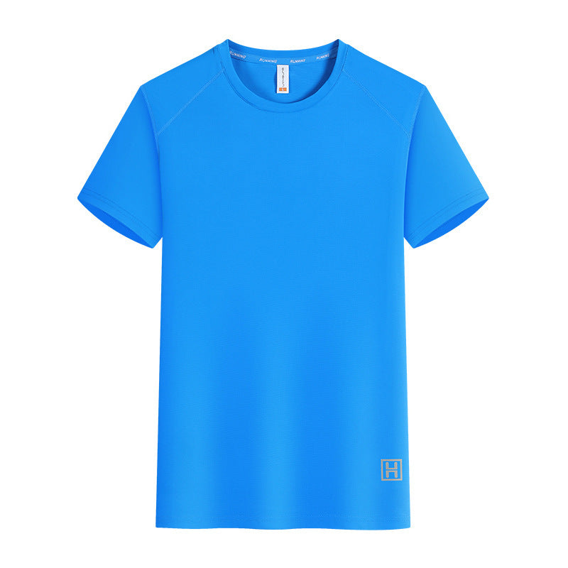 Ice Silk Quick-drying Round Neck T-shirt Overalls