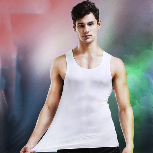 Ice Silk Seamless Men's Vest