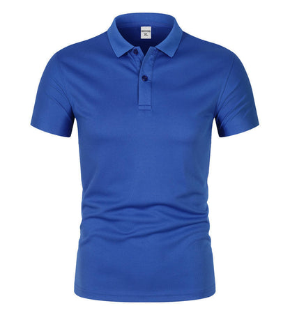 Quick-drying Polo Collar Work Clothes Simple And Comfortable Polo Shirt