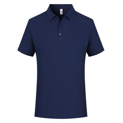 Male Solid Color 40 Solona Pearl Cotton Polo Shirt