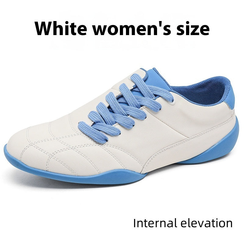 Oblique Lace-up Flat Retro Sports Casual Shoes