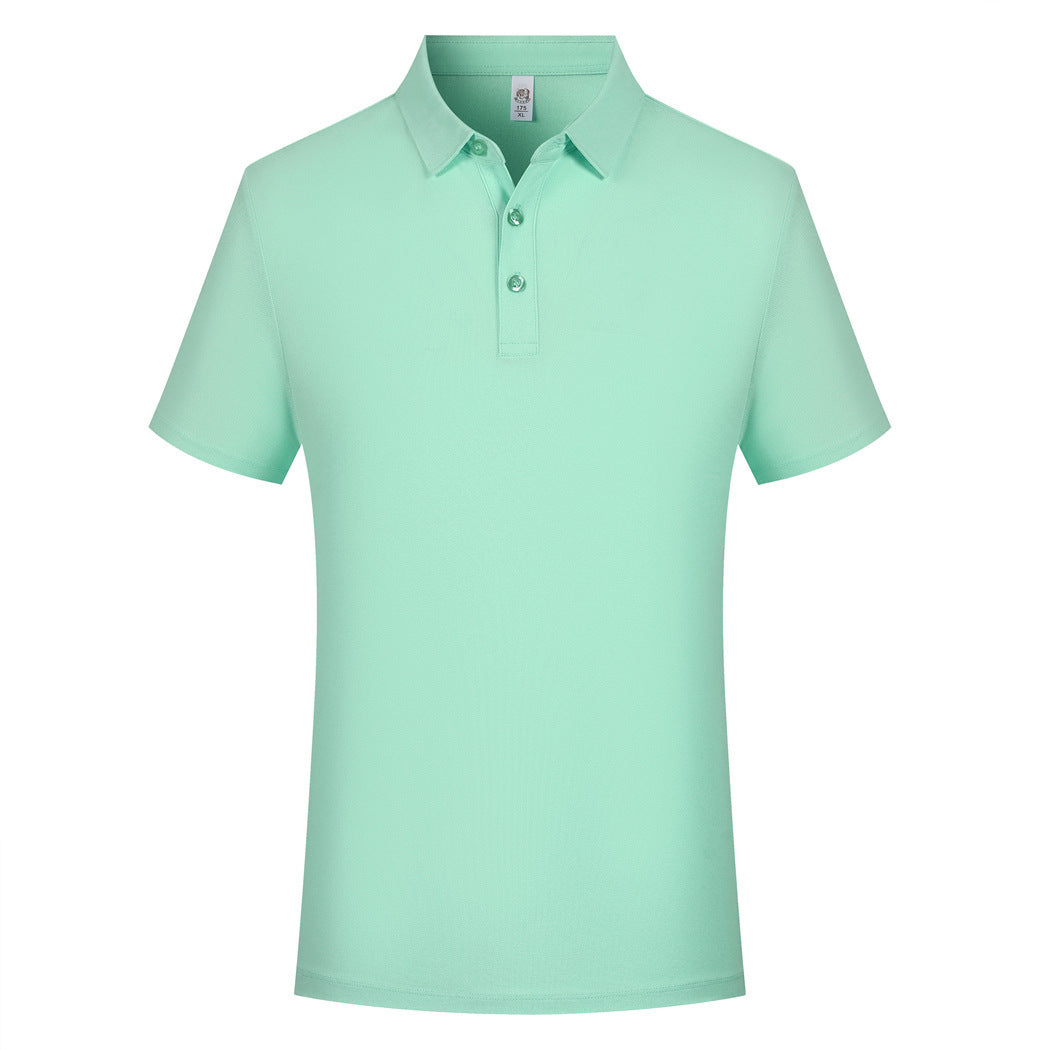 Male Solid Color 40 Solona Pearl Cotton Polo Shirt