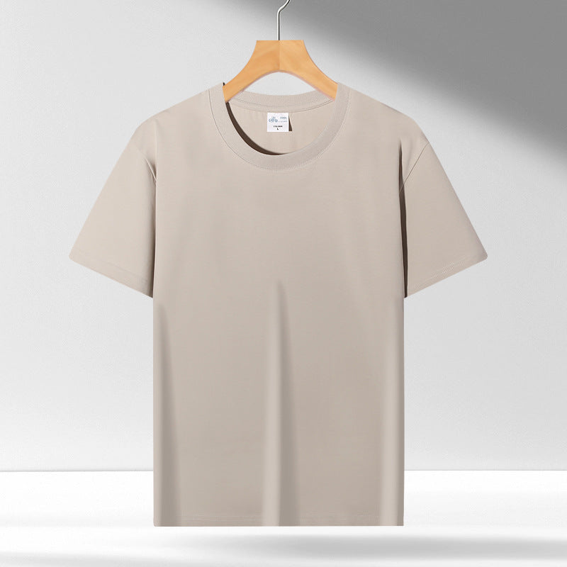 Liquid Ammonia Cotton Cool Feeling Short-sleeved Shirt