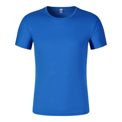 Sports Small Square Quick-drying Solid Color Short-sleeved Men's T-shirt