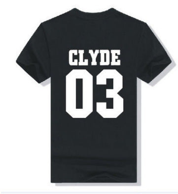 Letter printed short sleeve