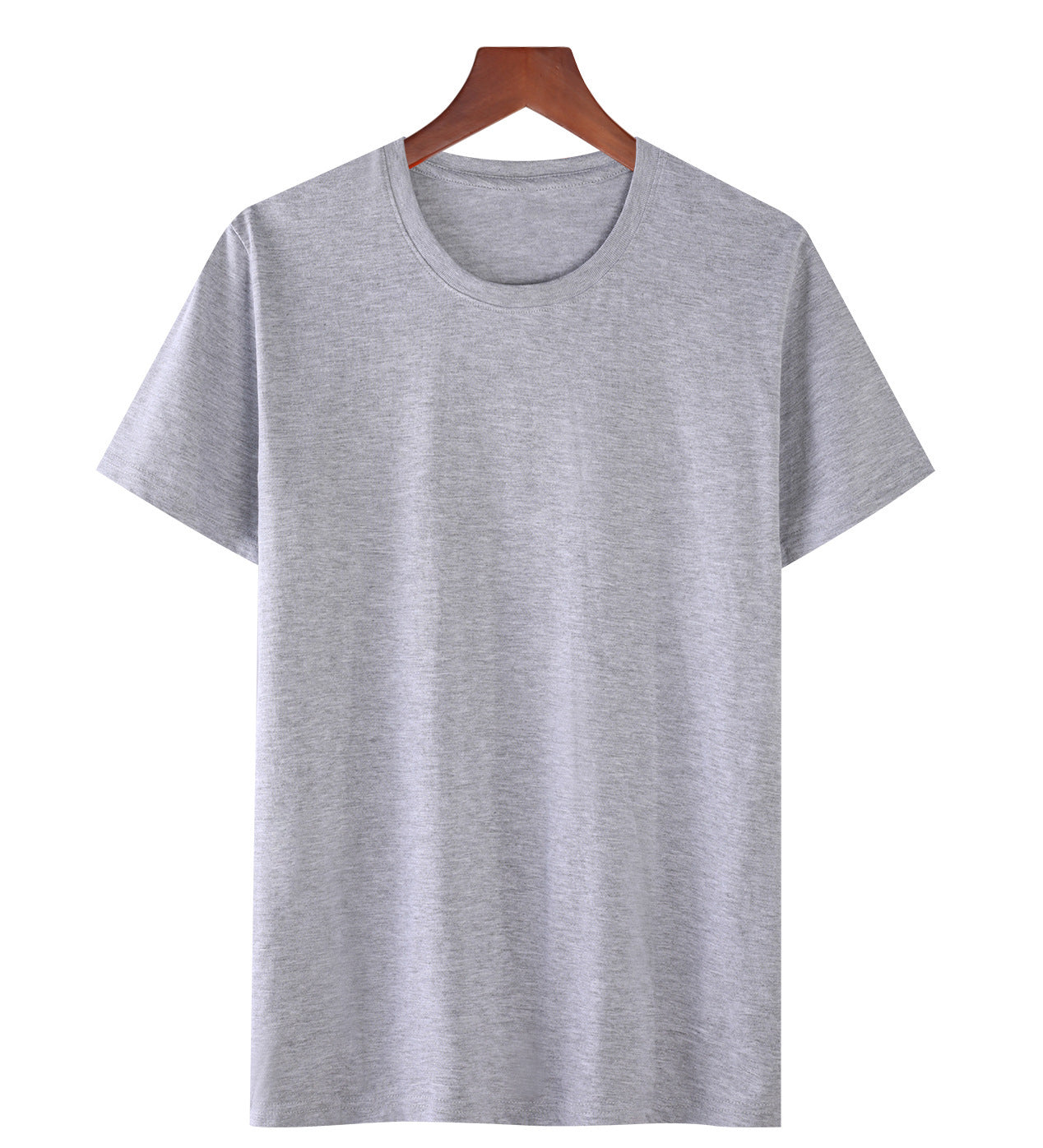 Solid Color Loose Half Sleeve Men's T-shirt