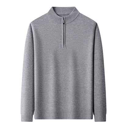 Fashion Men's Knitting Sweater Business Base Wool