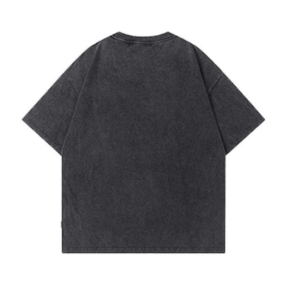 Printed Short-sleeved T-shirt Bottoming Shirt