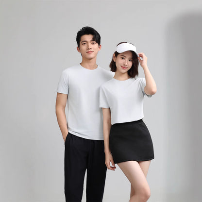 Round Neck T-shirt Sorona Cotton Mesh Marathon Quick-drying T-shirt Overalls