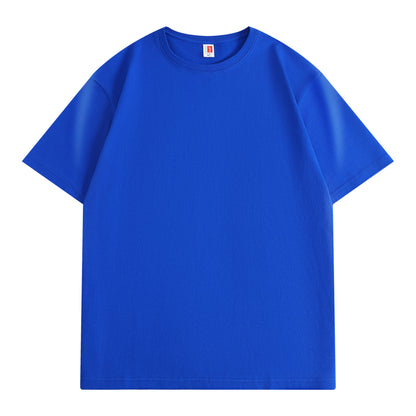 Cotton Round Neck 220g Overalls Short-sleeved Shirt