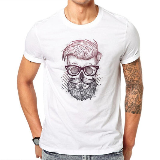 Men's printed cotton T-shirt