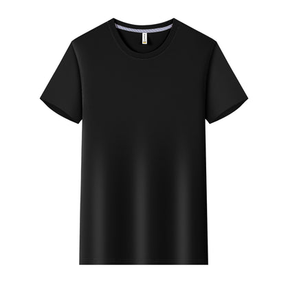 Ice Water Cube Brocade Ammonia Round Neck T-shirt