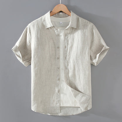 Men's Youth Casual Short-sleeved Shirt