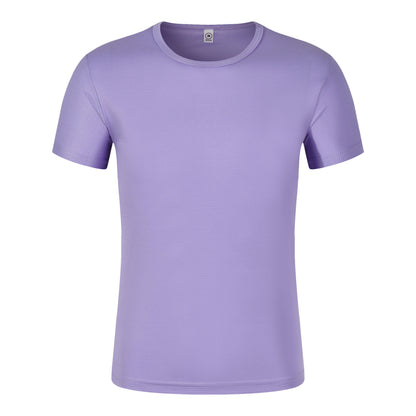 Sports Small Square Quick-drying Solid Color Short-sleeved Men's T-shirt