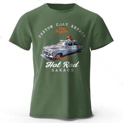 Car Club Patch Print Unisex T-shirt