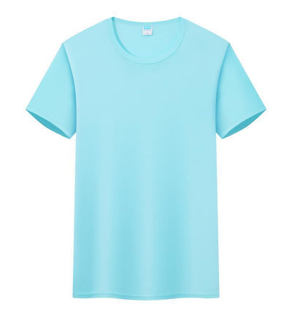 Running Fitness Short Sleeve Ice Silk Round Neck Quick-drying T-shirt