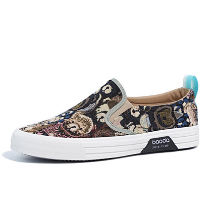 Breathable Trendy Shoes Slip-on Lazy Classic Versatile Sneakers