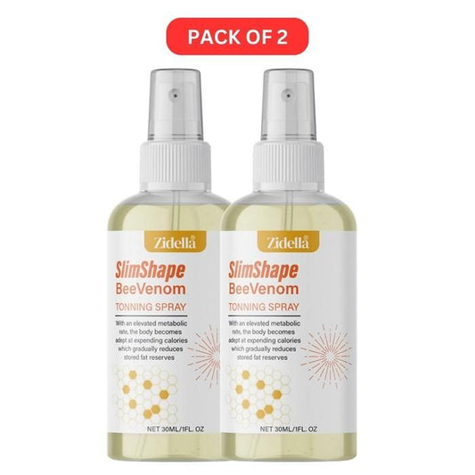 Zidella SlimShape Toning Spray, Tightens and Tones Skin 30ml (Pack of 2)