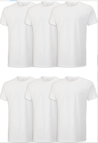 Men's cotton round neck bottoming shirt