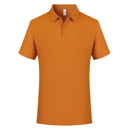 Male Solid Color 40 Solona Pearl Cotton Polo Shirt