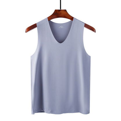 Summer Men's Seamless Ice Silk Vest