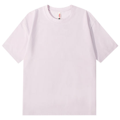 Ice Feeling Sorona Brushed T-shirt 220g American Round Neck Drop Shoulder