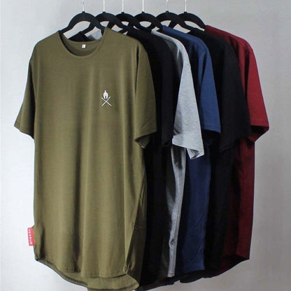 Round Neck Short-sleeve Tights Training Workout Clothes