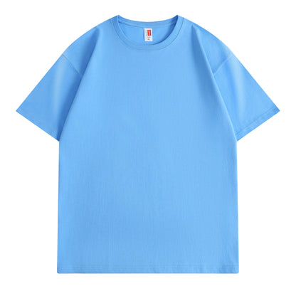 Cotton Round Neck 220g Overalls Short-sleeved Shirt