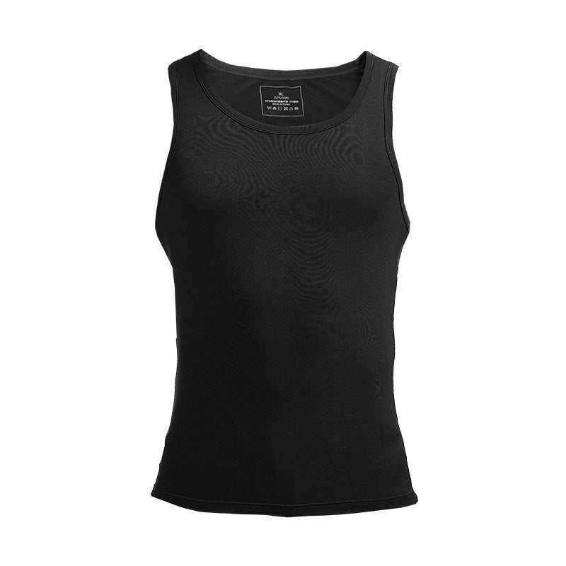 Men's Summer Fashionable Slim Fit Bodybuilding Bottoming Shirt