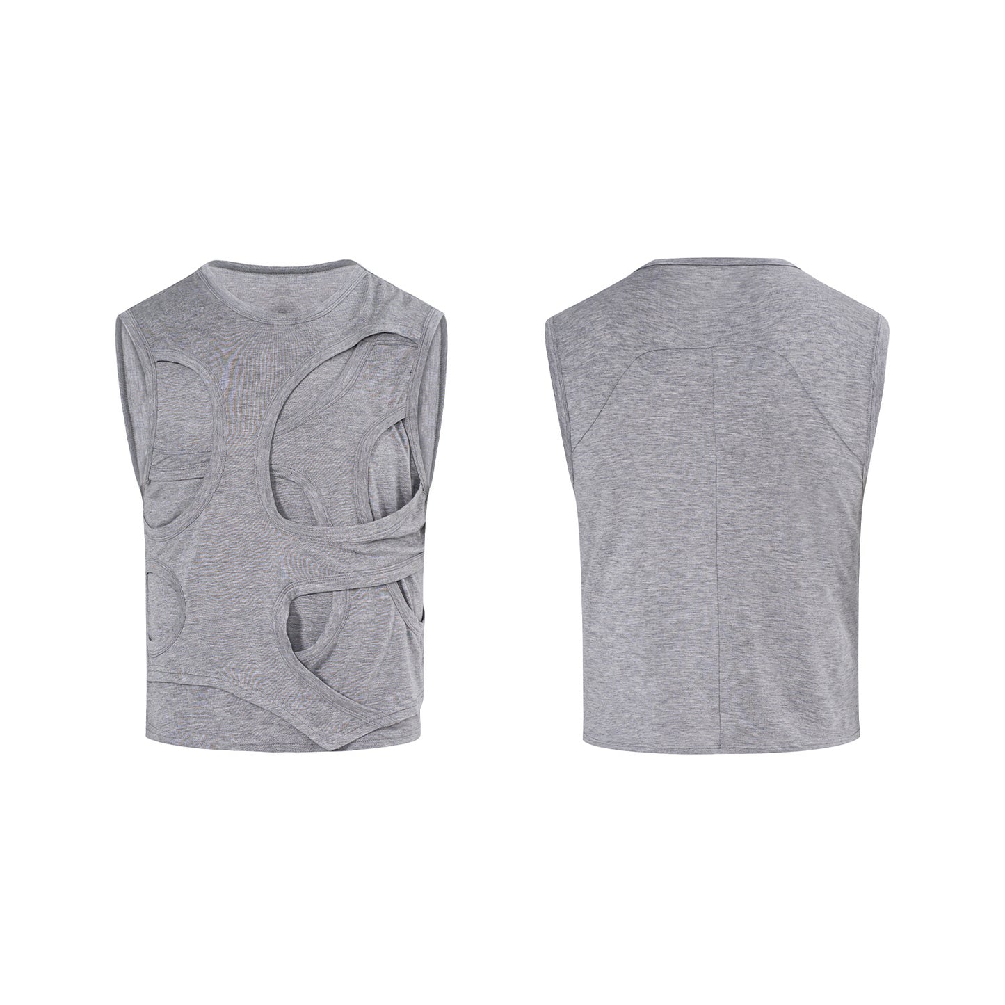 Men's Summer Solid Color Short Lyocell Vest