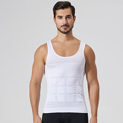 Sports Fitness I-shaped Men's Vest Shapewear