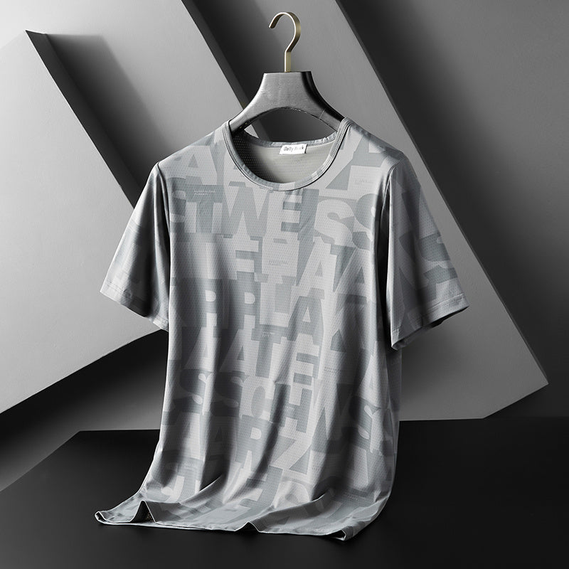 Men's Mesh Cutout Breathable Cool Sports Top