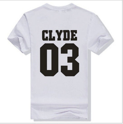 Letter printed short sleeve
