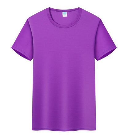 Running Fitness Short Sleeve Ice Silk Round Neck Quick-drying T-shirt