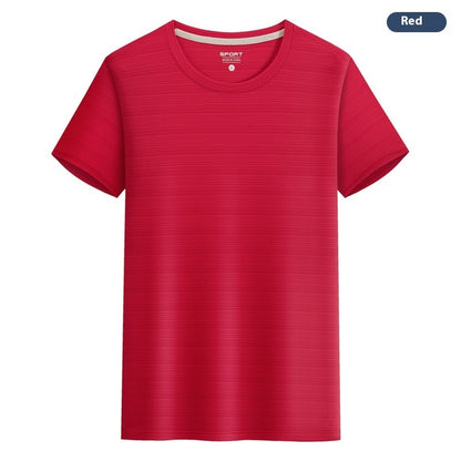 Crystal Silk Round Neck Quick-drying T-shirt