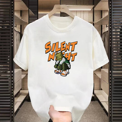 High Street Motorcycle Printed Short-sleeved T-shirt