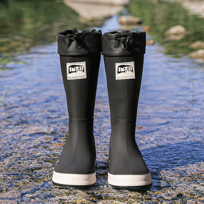 Couple Platform High Tube Outdoor Camping Rain Boots Waterproof Non-slip Rain Boots