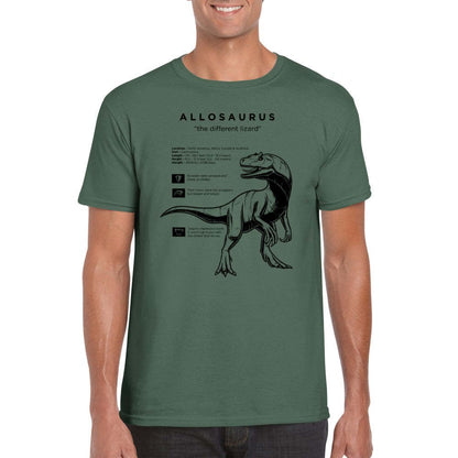 Dinosaur Print Short-sleeved Team Fabrics