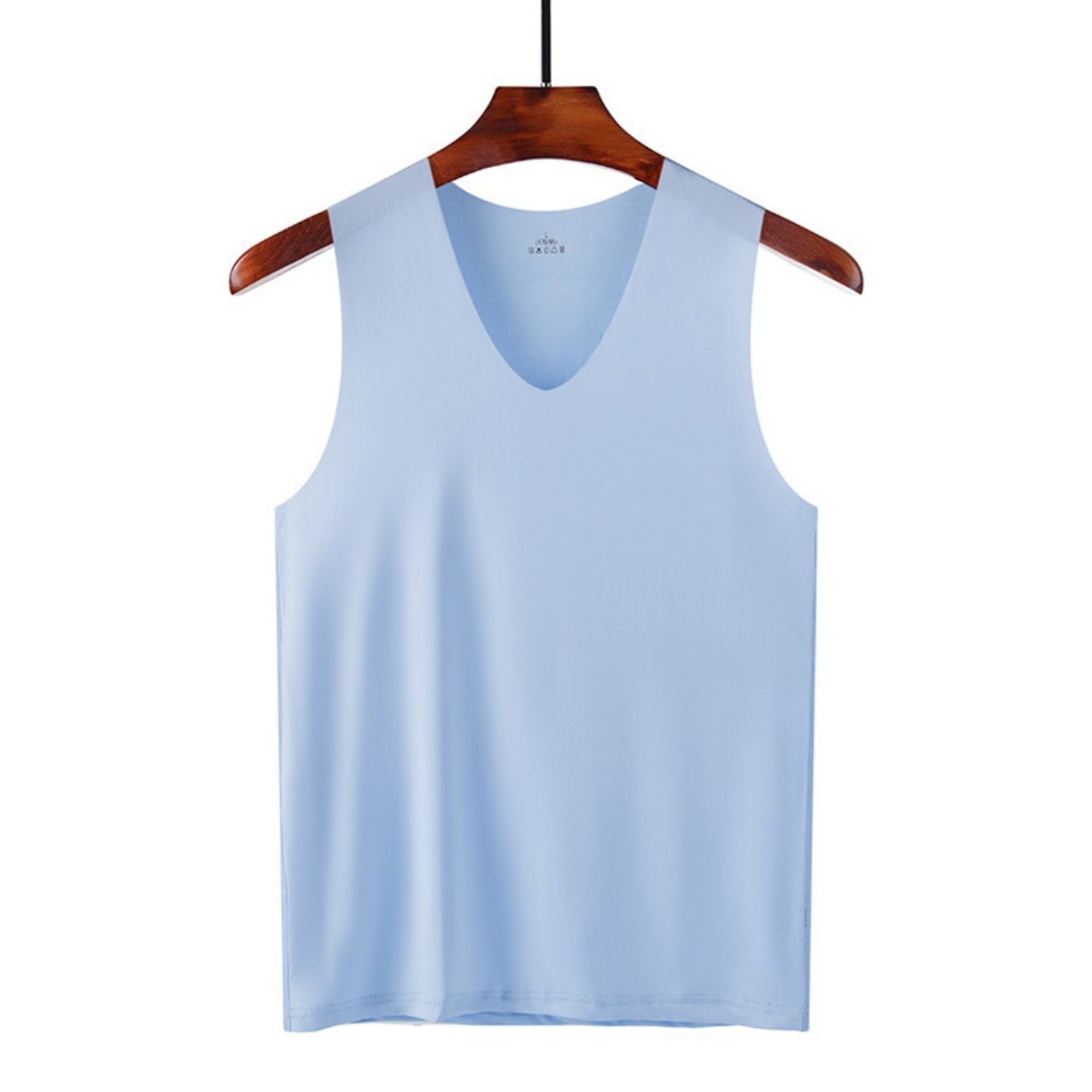 Summer Men's Seamless Ice Silk Vest