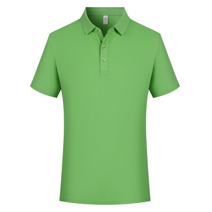 Male Solid Color 40 Solona Pearl Cotton Polo Shirt